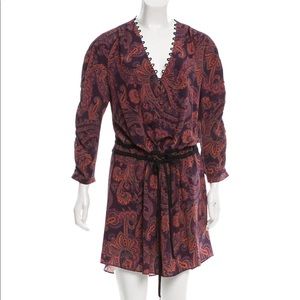 VERONICA BEARD Paisley Silk Dress Size: 10